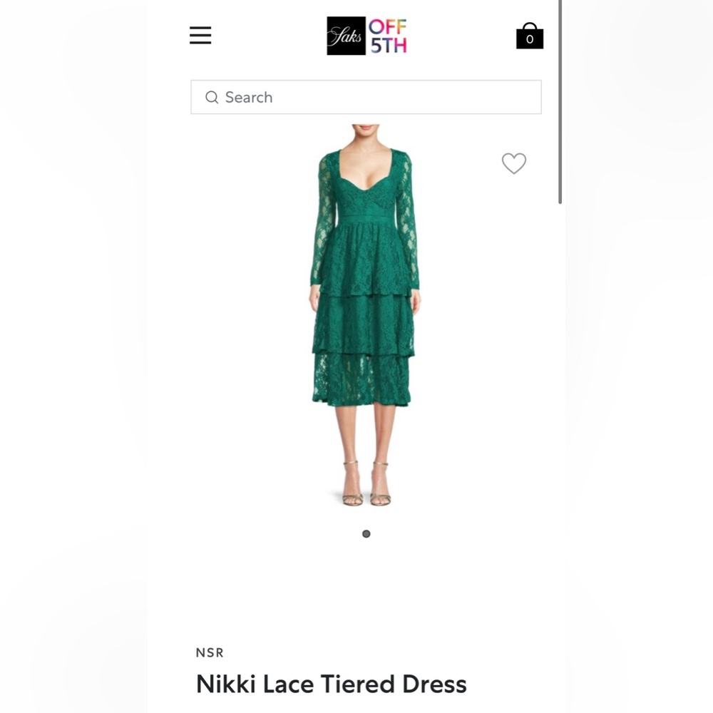 NSR Nikki Lace Green Dress